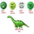thumbnail image 4 of Globos Globos de látex de dinosaurios Banderas verdes de feliz cumpleaños Bolas de números, 4 of 7