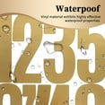 thumbnail image 4 of 8 Sheets Large 5 Inch Gold Number Stickers 0-9 Numbers,Self Adhesive Alphabet Number Sticker,for Mailbox,Bins, House Nummber(8 Sheets Gold), 4 of 16
