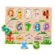 thumbnail image 3 of Rompecabezas de madera para niños pequeños. Tablero digital. Rompecabezas de animales. Rompecabezas de madera para niños pequeños., 3 of 9