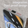 thumbnail image 2 of Designed for iPhone 16 Kickstand Case with Camera Lens Protector Film [Rotatable Ring Holder Stand] Clear Rugged Shockproof Protective Phone Case for iPhone 16 Wowen Men, Gray, 2 of 10