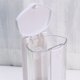 thumbnail image 3 of Dispensador de jabón líquido de ABS para baño de hotel, con bomba de jabón líquido para pared, champú y acondicionador con cerradura para ducha y baño (blanco, 350 ml), 3 of 7