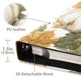 thumbnail image 4 of PU Leather Photo Album with Self-Adhesive Pages Scrapbook DIY Picture Holds 20+ Sheets Vintage Pumpkin with Leaves, 4 of 9
