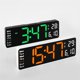 thumbnail image 3 of Reloj de pared digital grande, control remoto, temperatura, fecha, semana, visualización, temporizador, cuenta regresiva, reloj de pared de mesa, relojes LED con alarma dual A, 3 of 5