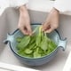thumbnail image 1 of Cesta De Drenaje Giratoria Doble, Colador De Frutas Y Verduras, Escurridor De Pasta, Fregadero De Doble Capa, Diseño De Drenaje Eficiente, Ayuda Para El Lavado De Platos, 1 of 8