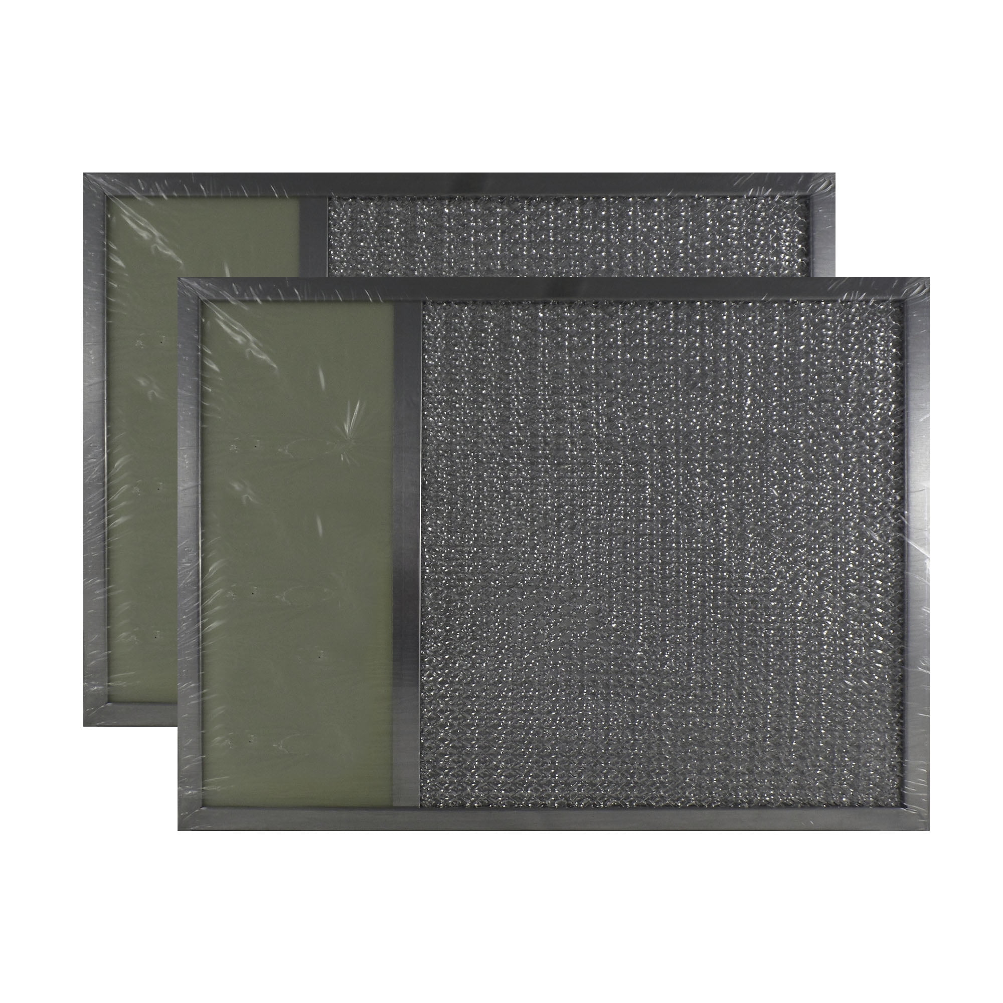 2Pack Air Filter Factory 10 x 131/2 x 5/16 Aluminum Lens Grease