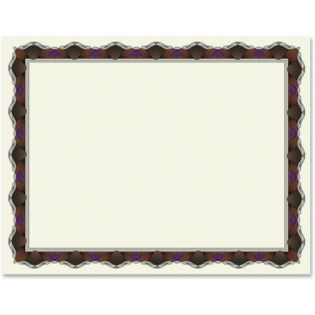 Geographics, GEO45327, Crown Red Printable Certificates, 50 / Pack