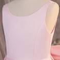 thumbnail image 6 of FYDUU Flower Girl Dress Girls Formal Wedding Pageant Gown with Back Bowknot Sleeveless Dresses A-Line Birthday Party Dress 8 Years, 6 of 7