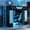 Black+Blue, variant on Harper & Bright Designs Full Size Gaming Loft Bed with Storage Shelves, Blackout Curtains, Wooden Loft Beds Frame Full with RGB Lights, Space-Saving Loft Bed for Dorm Apartment, Purple+Black