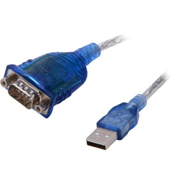 C2G USB to DB9 Serial Adapter Cable, Blue