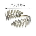 thumbnail image 2 of Laurel Leaf Arm Bracelet for Women - Adjustable Greek Roman Style Upper Arm Band, Gold Leaf Armlet for Wedding, Festival, and Bridal Party Jewelry Accessories, 2 of 5