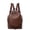 brown, variant on Genuine Leather Cowhide Backpack, Women's Multiuse Shoulder Crossbody Bag, Large Capacity Casual Daypack