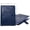Blue, variant on Leather Binder with Magnetic Closure – Refillable Ring Binder for Sermon Notes, Bible Study, Teaching Plans, Journal or Planner – Cruelty-Free Green