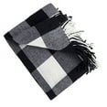 thumbnail image 5 of Fennco Styles Buffalo Plaid Collection Modern Tassel 50 x 60 Inch Throw - Varity Colors of Throw Blanket for Banquets, Christmas, Special Events and Home Décor, 5 of 7