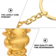 thumbnail image 2 of UPGRATOR 5pcs Novel Design Key Pendant Cow Shape Alloy Key Finder for Friends, 2 of 5