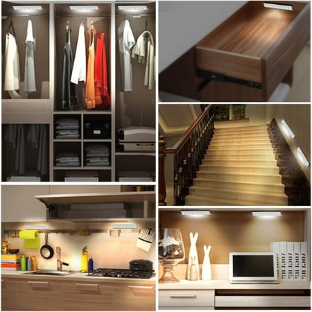 

Tsuinz LED Closet Light Under Cabinet Motion Sensor Night Light USB Rechargeable