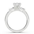 thumbnail image 2 of Sprico Jewel 2.2 Ct Pear Cut Engagement Trilogy Ring for Her - 14K White Gold Plated 3 Stone Moissanite Wedding Ring - Moissanite - Ideal for Engagement, Proposal & Anniversary Gifts, 2 of 3
