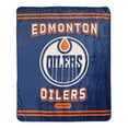 thumbnail image 1 of NHL Edmonton Oilers Plush Blanket, 60" x 70", 1 of 3