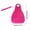 🔥 Pink_New#18416, variant on Portable Extra Thick Plastic Snow Sled | Roll Up Design | Ergonomic Hollow Handle | Multi-Scene Use Snow, Grass, Sand, Ice | Durable Crimpable Construction | 25.6x17.7in | 1 Pack