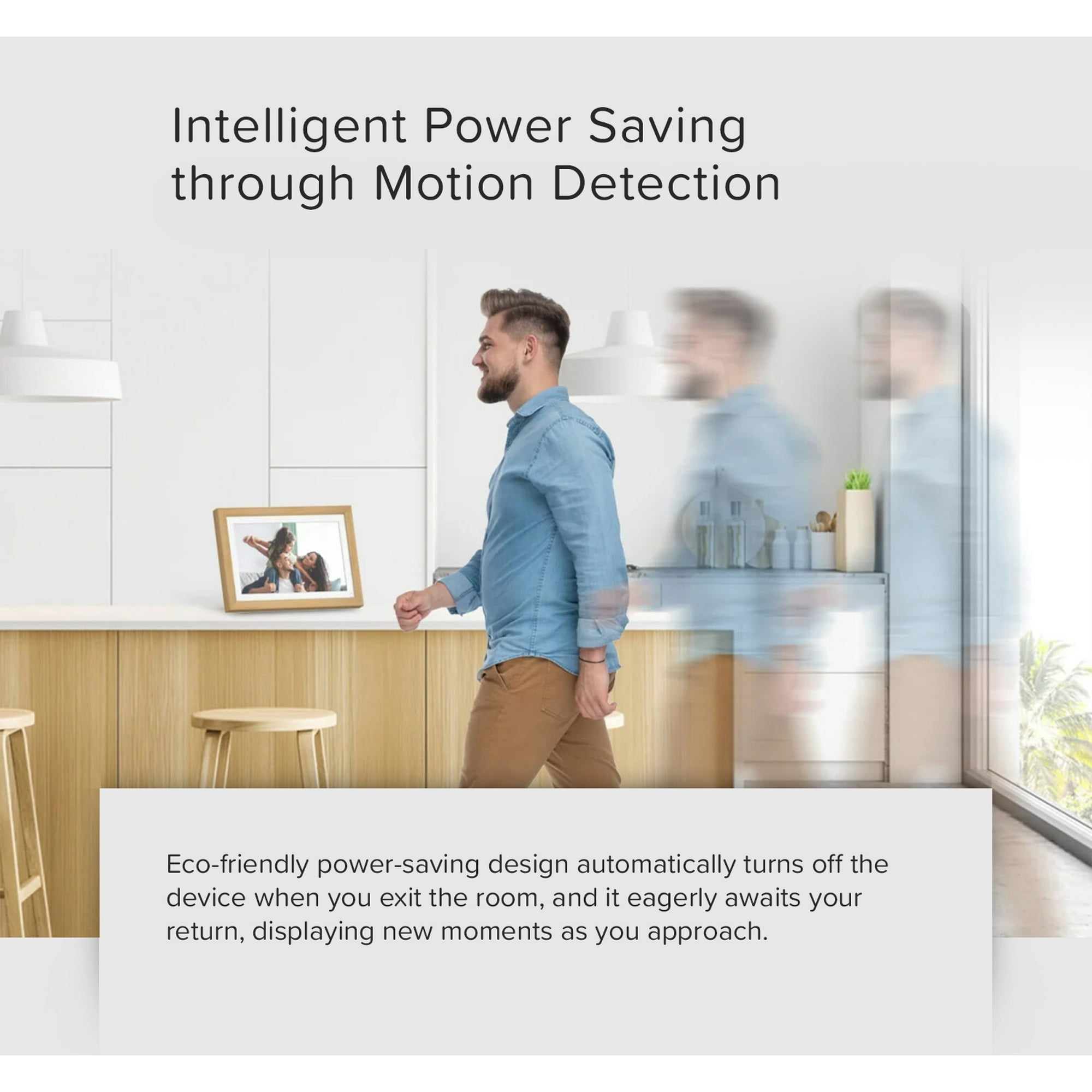 myFirst Frame Live - Digital Picture Frame 10 inches 32GB Memory, Auto-Rotate or Wall Mount, Send Photos and Videos via free myFirst Circle App, Best Gift Choice