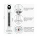 thumbnail image 3 of Ventilador De Torre 3 Velocidades De Blanco 120v blanco, 3 of 4