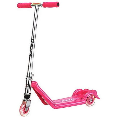Razor Jr. Authentic 3, Wheel Folding Kiddie Kick Scooter, Pink