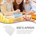 thumbnail image 2 of 4 Pcs Kindergarten Apron Adjustable Children's 4pcs/pack White Size Multi-use Toddler Decor Paint Kids Cooking Aprons, 2 of 6