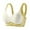 Yellow, variant on High Support Bras for Women Push up Comfortable No Wire Everyday Bra with Rhinestones Plus Size Wireless Bra (40/90B, Yellow)