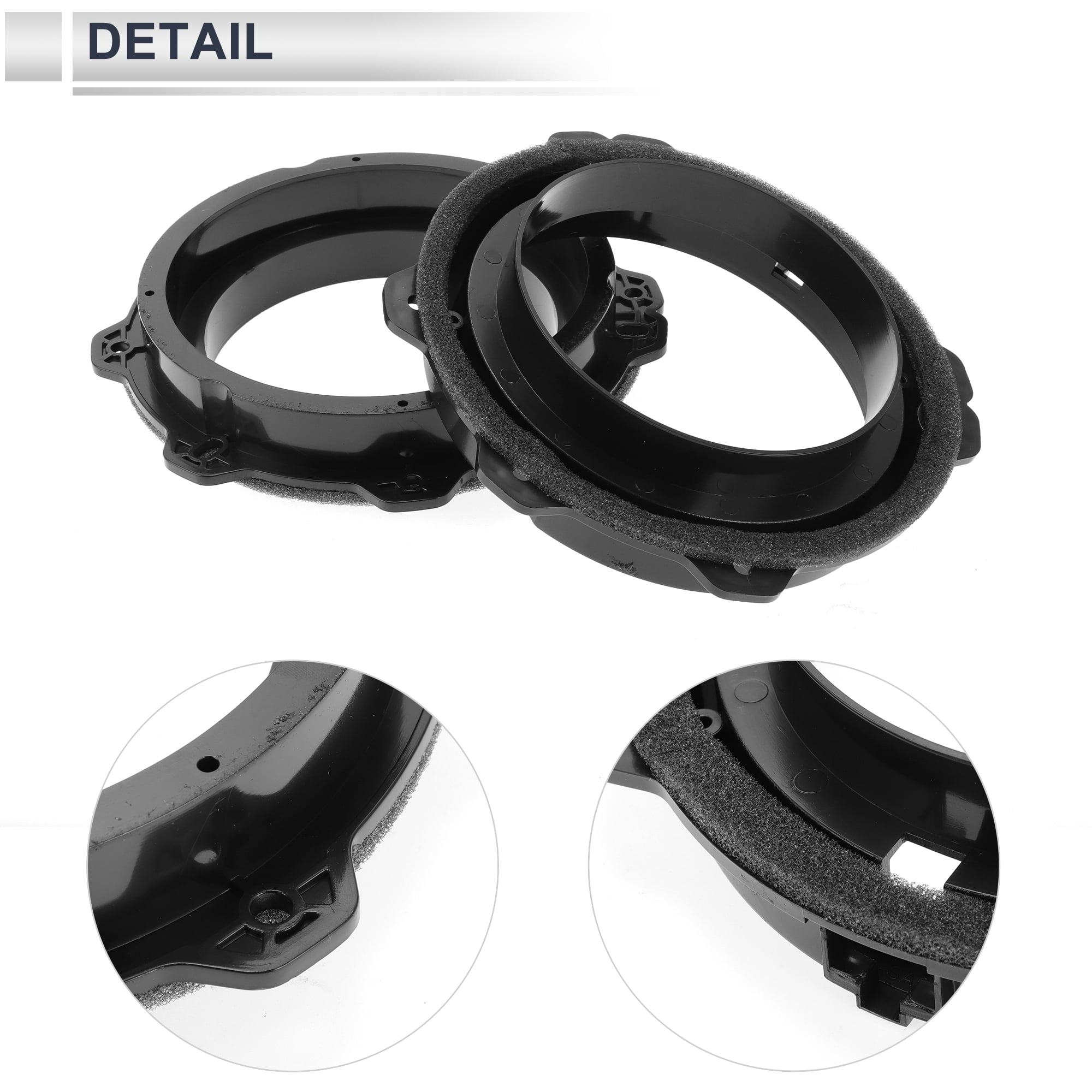 Unique Bargains Speaker for Spacer Ring for Hyundai Subwoofer Mounting for Spacer ABS