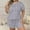 *Dark Gray, variant on Women's Plus Size Polka Dot Pajama Set, Short Sleeve Crew Neck Top and Shorts Loungewear for Summer Blue,Women's Plus XXL