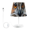 thumbnail image 2 of Mommy and Baby Owls LED Desk Lamp Table Lamp USB Bedside Nightstand Small Lamp for Bedroom Living Room Kids Room, 2 of 8