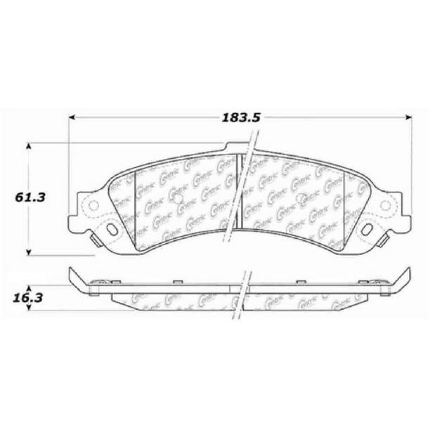 Go Parts Oe Replacement For 2000 2006 Gmc Yukon Xl 1500 Rear Disc Brake Pad Set For Gmc Yukon Xl 1500 Base Ls Ss Walmart Com Walmart Com