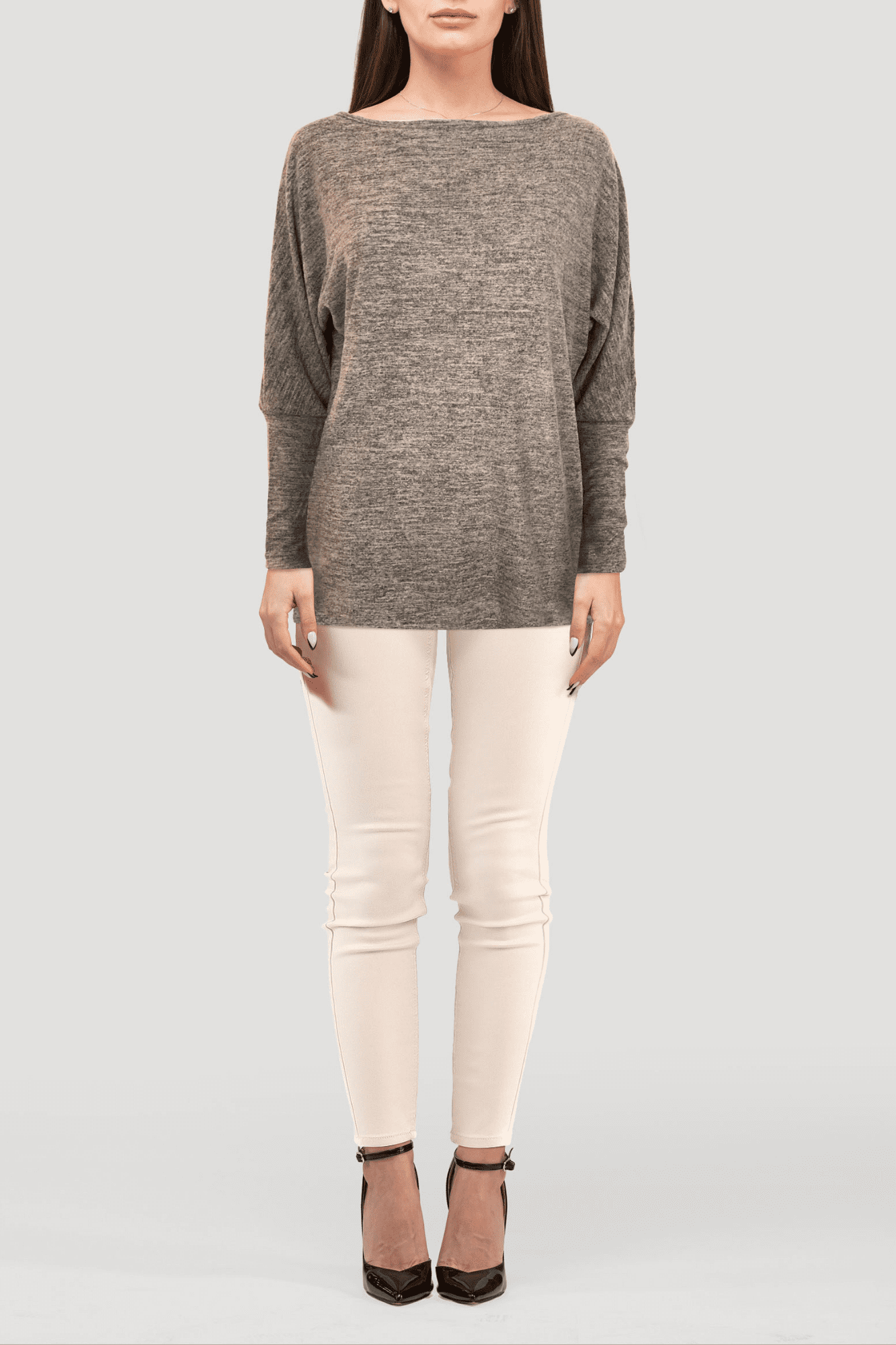 Sonja By Sonja Women's Morgan Bree Boat Neck Batwing Top