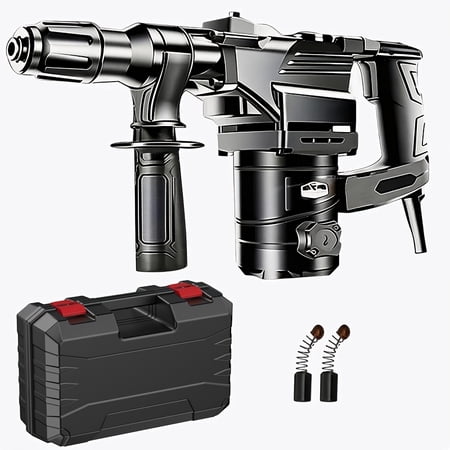 DGB Electric Rotary Hammer Drill, Heavy-Duty Demolition Hammer for Concrete, Masonry, and Stone, Multi-Function Power Tool for Construction, Renovation, and Industrial Projects