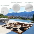 thumbnail image 3 of Cow Patterned Outdoor Rug 3x5 Ft - Reversible Patio Rug Outdoor Camping Rugs, Vintage Farmhouse Abstract Country Western Indoor Outdoor Area Rugs, Non-Slip Outdoor Carpet Runner for Deck/Porch, 3 of 8