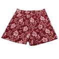 thumbnail image 7 of Rezuofi 1 Pcs Women's Floral Jacquard Shorts High Waisted Boho Summer Shorts with Pocket, 7 of 7