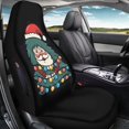 thumbnail image 7 of Psesaysky Christmas Car Front Seat Covers with Santa Tree Pattern, 2-Pack Polyester Auto Covers for Cars Vans and Trucks, 7 of 7