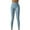 Light Blue, variant on WREESH Womens Yoga Pants Fashion Casual Spring Summer Yoga Full Length Pants Dark Blue