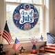 thumbnail image 1 of Independence Day America Wooden Hanging Decoration Patriotic Round Wall Decor For Home And Porch Festival Celebration Hanging Board Decoration, 1 of 6