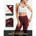 thumbnail image 3 of CAMBIVO Yoga Pants for Women, High Waisted Workout Leggings with Pockets, 3 of 8