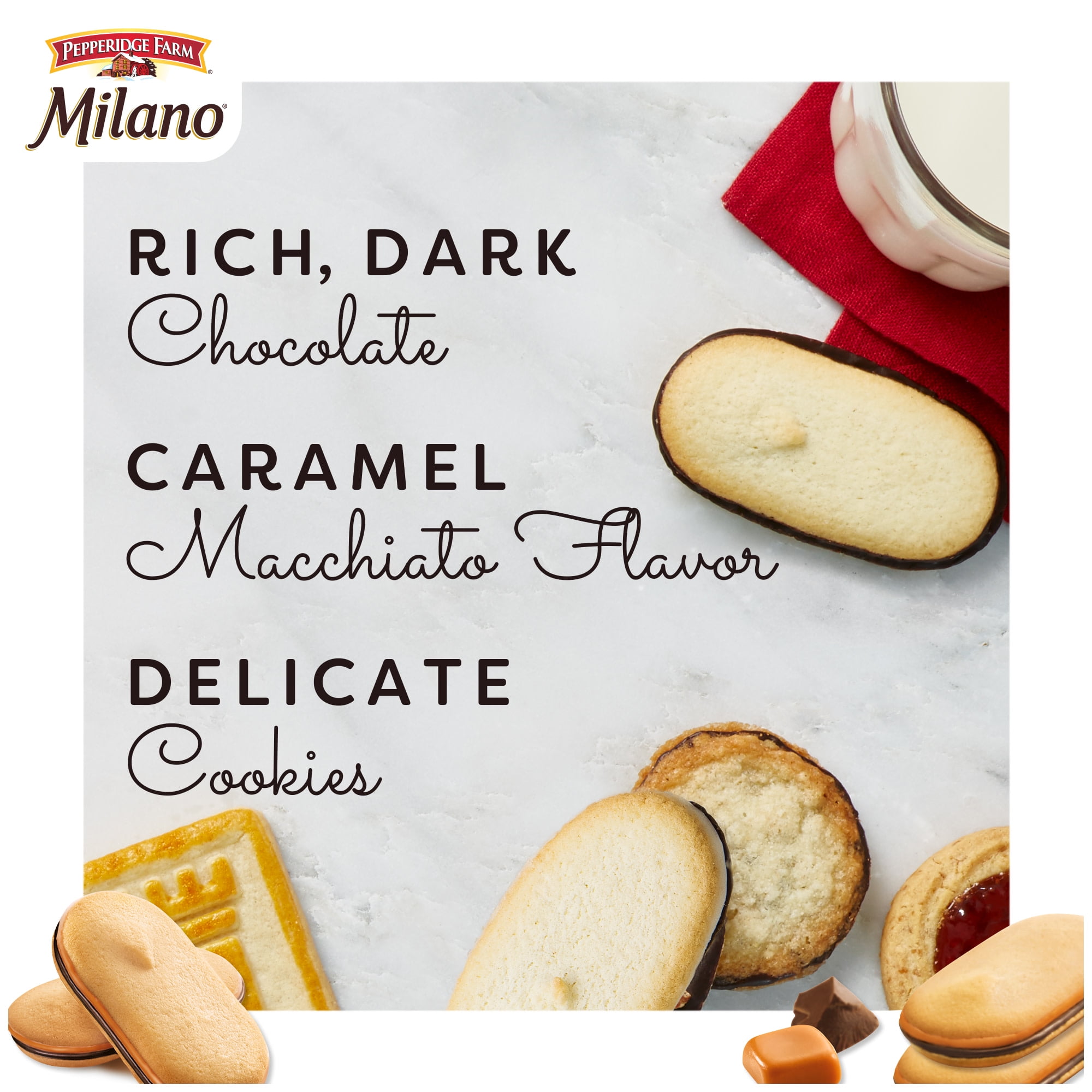 Pepperidge Farm Milano Caramel Macchiato Cookies, 7 oz. Bag