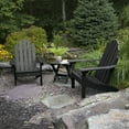 thumbnail image 2 of Highwood 3-pc Classic Westport Adirondack Set with 2 Classic Westport Adirondack Chairs and 1 Folding Side Table - Outdoor, Eco-friendly, Synthetic Wood, 2 of 8