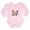 Petal Pink, variant on CafePress - Colorful Corgi Puppy Body Suit - Long Sleeve Cotton Baby Bodysuit