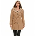 thumbnail image 4 of Wutalume Women's Solid Color Winter Thickened Wool Blend Long Coat with Lining, Elegant and Warm, Oversized Fit, Ideal for Formal and Casual Occasions in Cold Seasons,Khaki L, 4 of 4