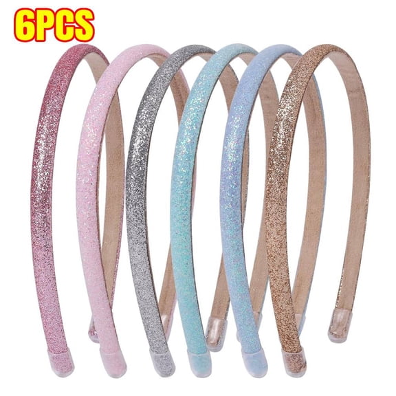 6PCS Thin Headbands for Women Skinny Headbands for Women Simple Solid Headband Upgrade
