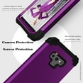 thumbnail image 6 of JTCASES for Samsung Galaxy Note 9 Case, Drop Resistant Corners, Wireless Charging, Heavy Duty Shockproof Hybrid Hard PC Bumper, Camera Protection, Skin-feel Anti-scratch Tough Cover, Purple, 6 of 9