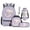 Cute Axolotl, variant on Uorisanigo 5 PCS Kids' Backpacks Set Travel School Backpack Set Cute Highland Cow Bookbag Student Book Bag with Lunch Box Pencil Bag Water Bottle Sleeve Keychain for Primary Middle School Girls