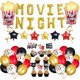 thumbnail image 2 of Decoraciones de noche de película C L cooper life Popcorn Star Foil Globos Toppers Cupcake Toppers, 2 of 2