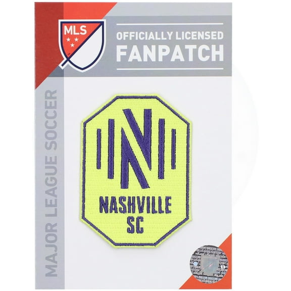Nashville SC Primary Team Crest Patch MLS Soccer Club Embroidered Iron On