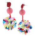 thumbnail image 1 of Nuevos pendientes de flores, europeo y americano, moda, accesorios para calientes Colores shamjiam pendientes de plata antiguos, 1 of 8