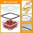 thumbnail image 4 of ATUPEN 50 Pcs Food Storage Containers with Lids, Meal Prep Plastic Container Pantry & Kitchen Organization(24 Containers + 24 Lids), 4 of 7